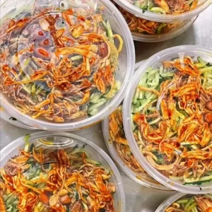 Authentic Sichuan cold noodles snack recipe tutorial stall opening snack technology