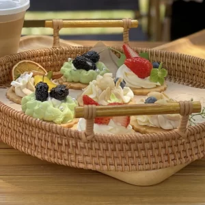 Picnic afternoon tea recipe tutorial Huahua Lemon Egg Tart Cake Sandwich Yogurt Cup Making Recipe Tutorial