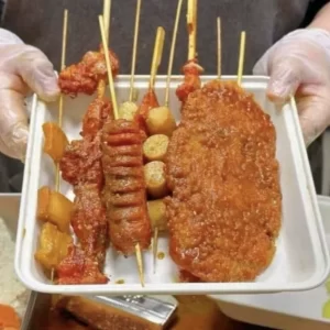 New version of fried skewers recipe tutorial Fried skewers making technology stall snack entrepreneurship video tutorial