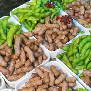 Boiling five-spice peanuts and edamame snack tutorial boiling five-spice peanuts and edamame technology recipe