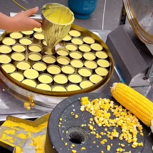 Stone mill gold tortilla technology recipe tutorial Gold tortilla production technology recipe stall snack technology