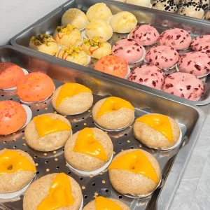 Steamed bread business tutorials, bagel, Chinese steamed buns making technology tutorials, recipes, entrepreneurial snack technology