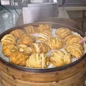 2 sets of succulent flower roll technology formula meat flower roll production technology tutorial snack entrepreneurship video tutorial
